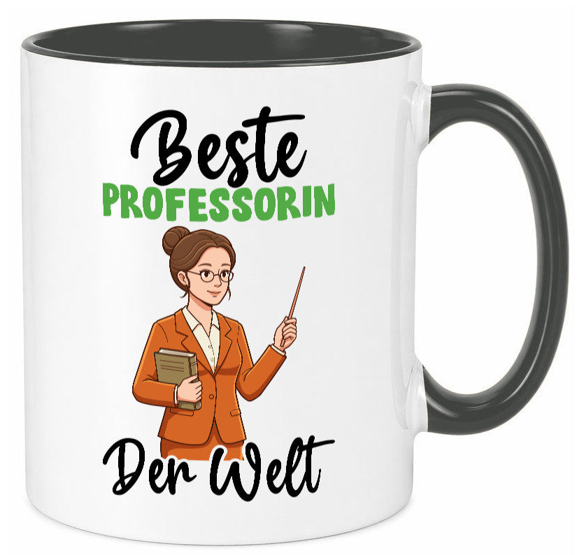 Beste Professorin | Uni Universität v2 Humor Geschenkidee Tasse