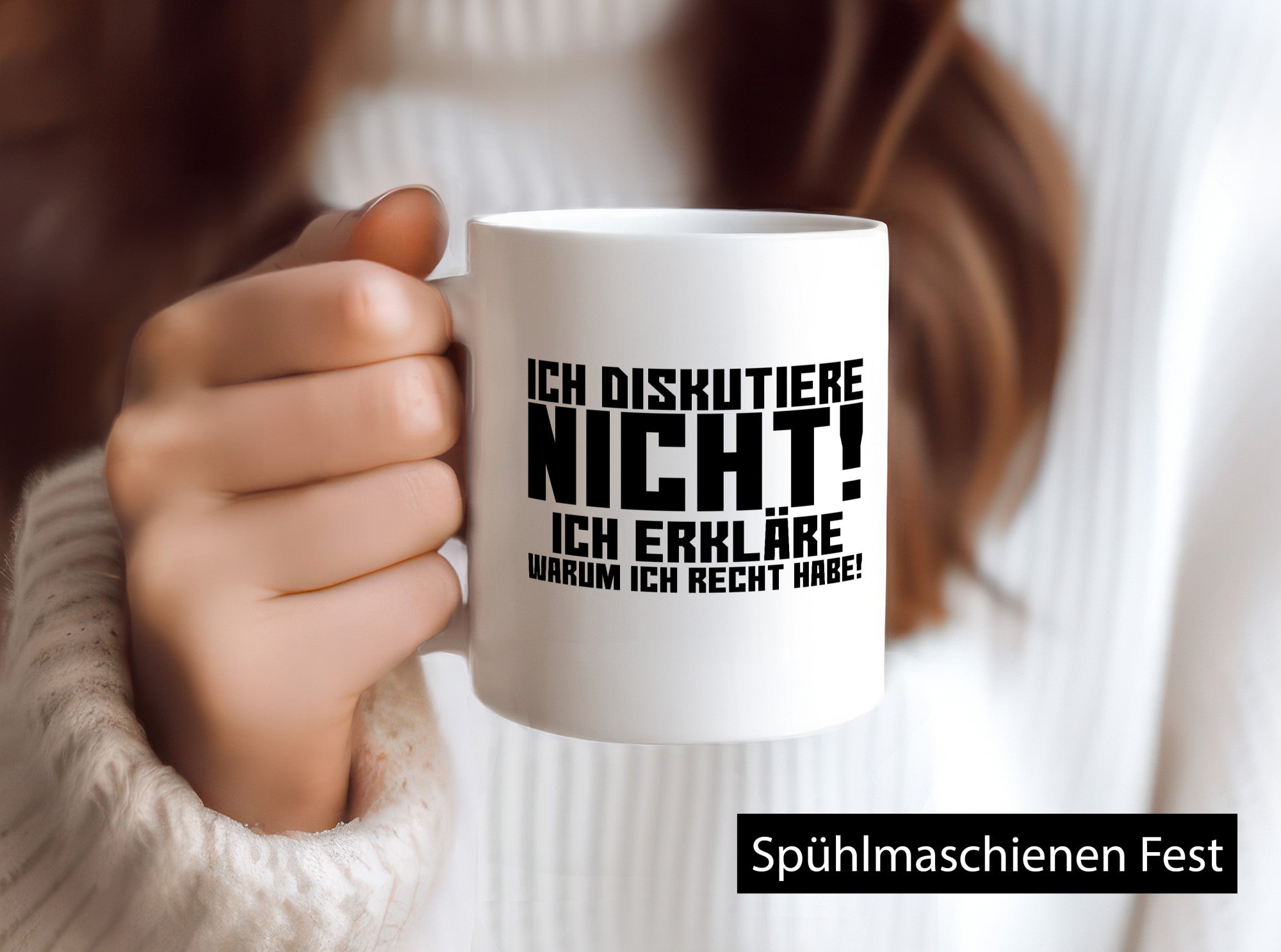 Ich diskutiere nicht | Rechthaber Besserwisser Spruch Geschenk Tierliebhaber