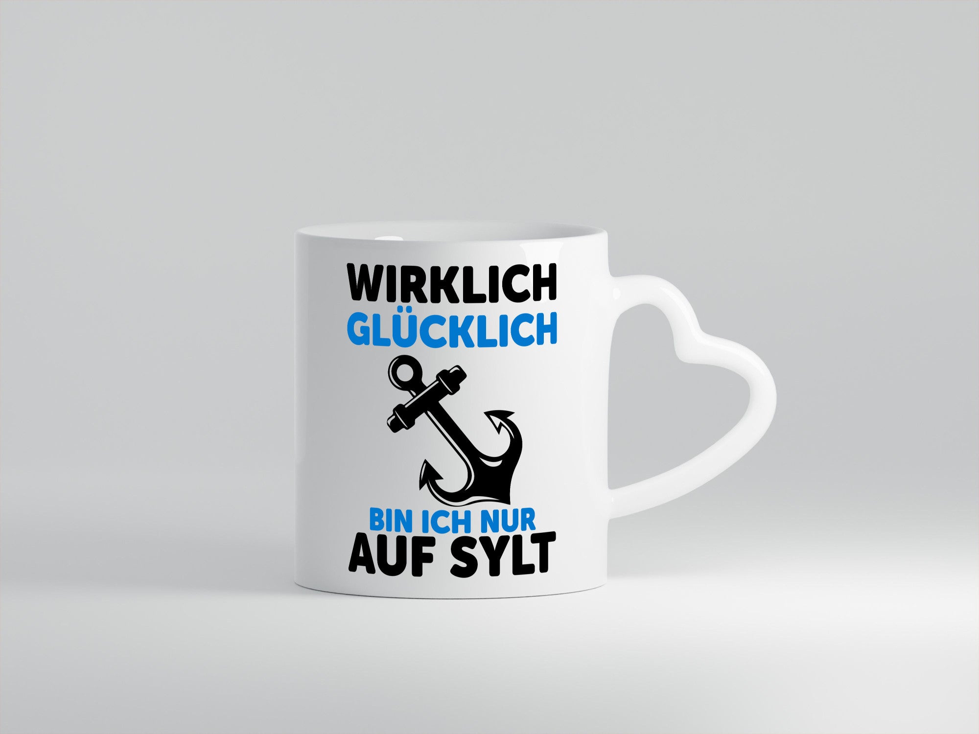 Wirklich glücklich bin ich nur auf Sylt | Nordsee v2 lustig Humor Geschenkidee