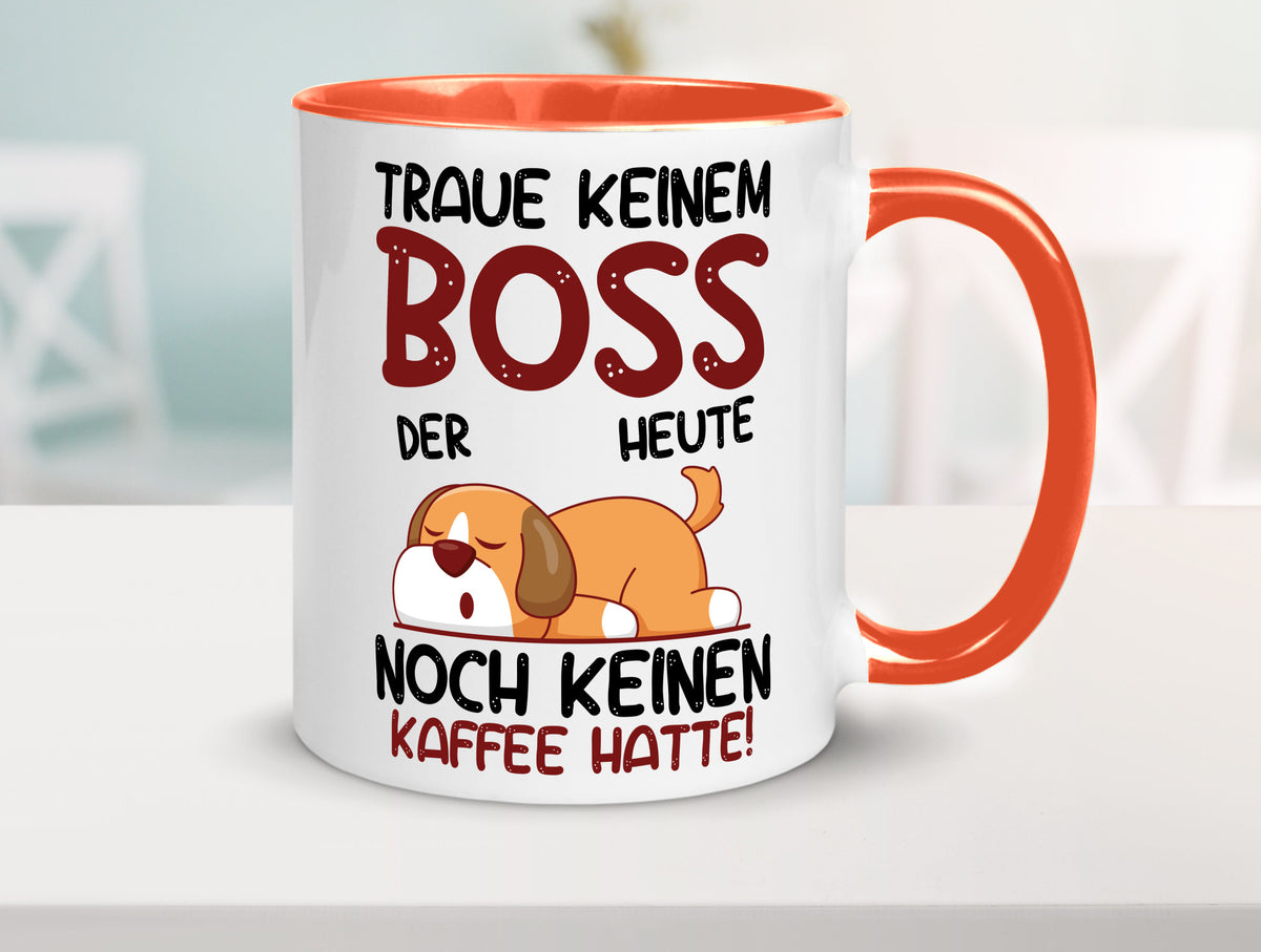 Traue keinem Boss | Führungskraft Vorgesetzter Geschenkidee Humor Tasse