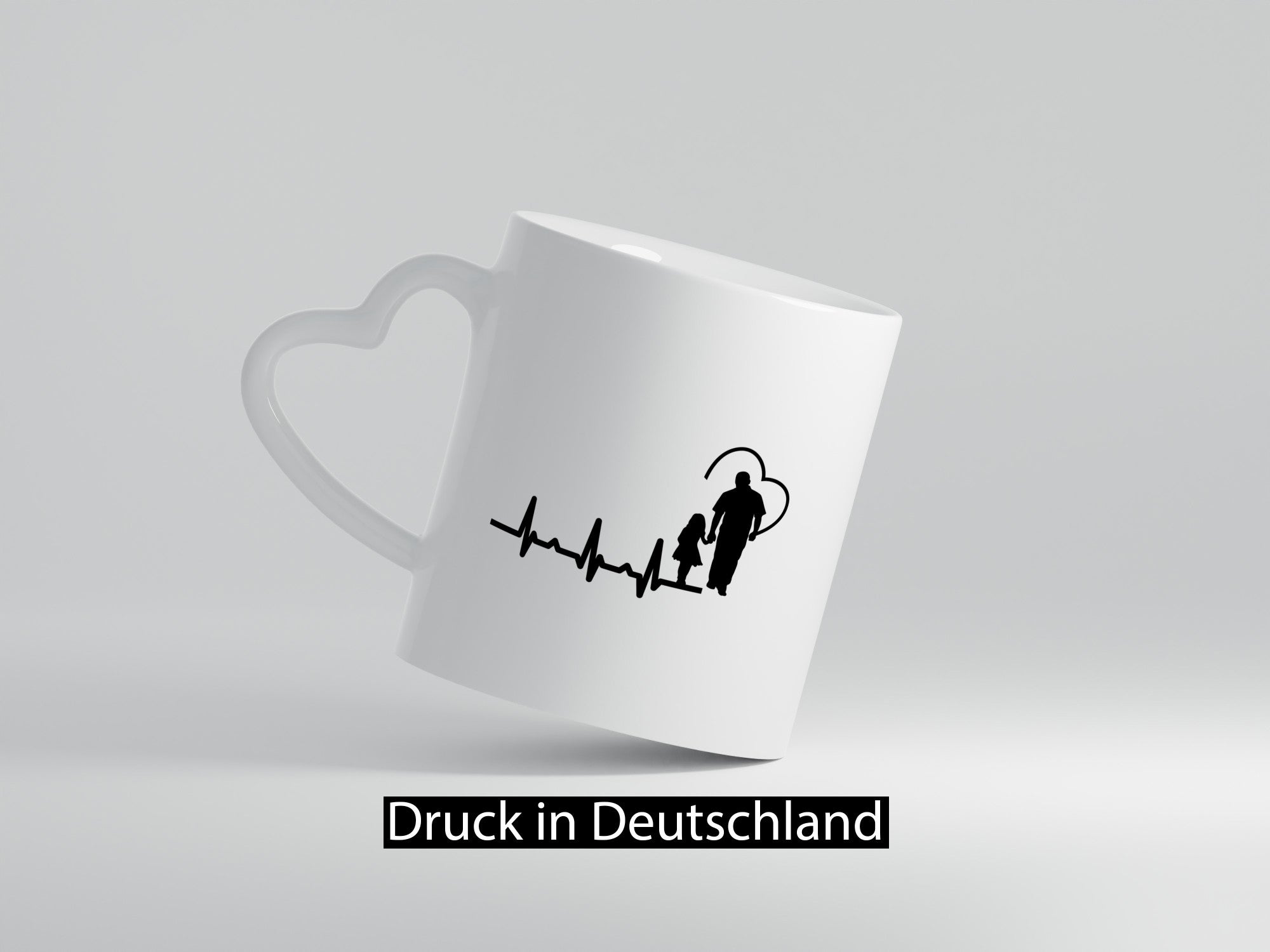Vater Tochter Herz | Papa Vatertag Vaterliebe lustiger Spruch Geschenk Familie