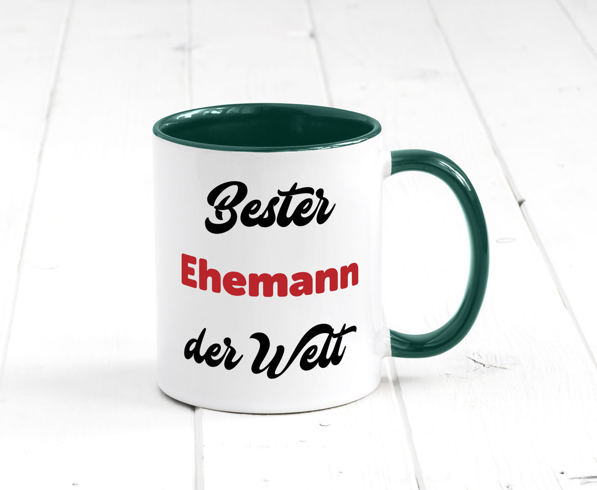 Bester Ehemann der Welt | Ehepaar Geschenkidee Humor Tasse