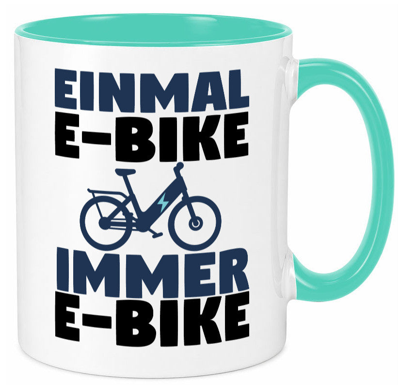 E-Bike Fahrer | Radfahrer Tasse Fahrrad Elektrorad lustiger Spruch Geschenk