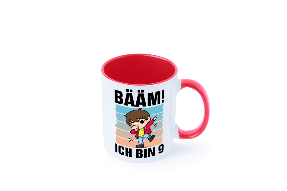 9. Geburtstag | Ich bin 9 Jahre Bäääm Dabbing Kind lustig Geschenkidee Geschenk Tasse