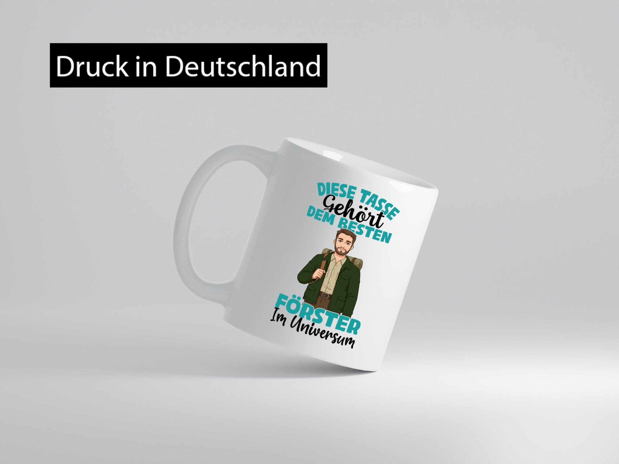 Im Universum: Förster | Forst Arbeit Geschenkidee Kollegen Büro Humor Tasse