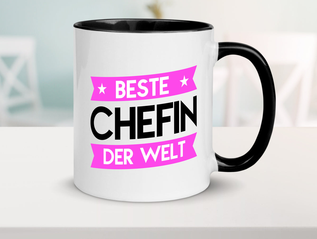 Beste Chefin | Führungskraft Vorgesetzte Humor Arbeit Kollegen Büro Tasse