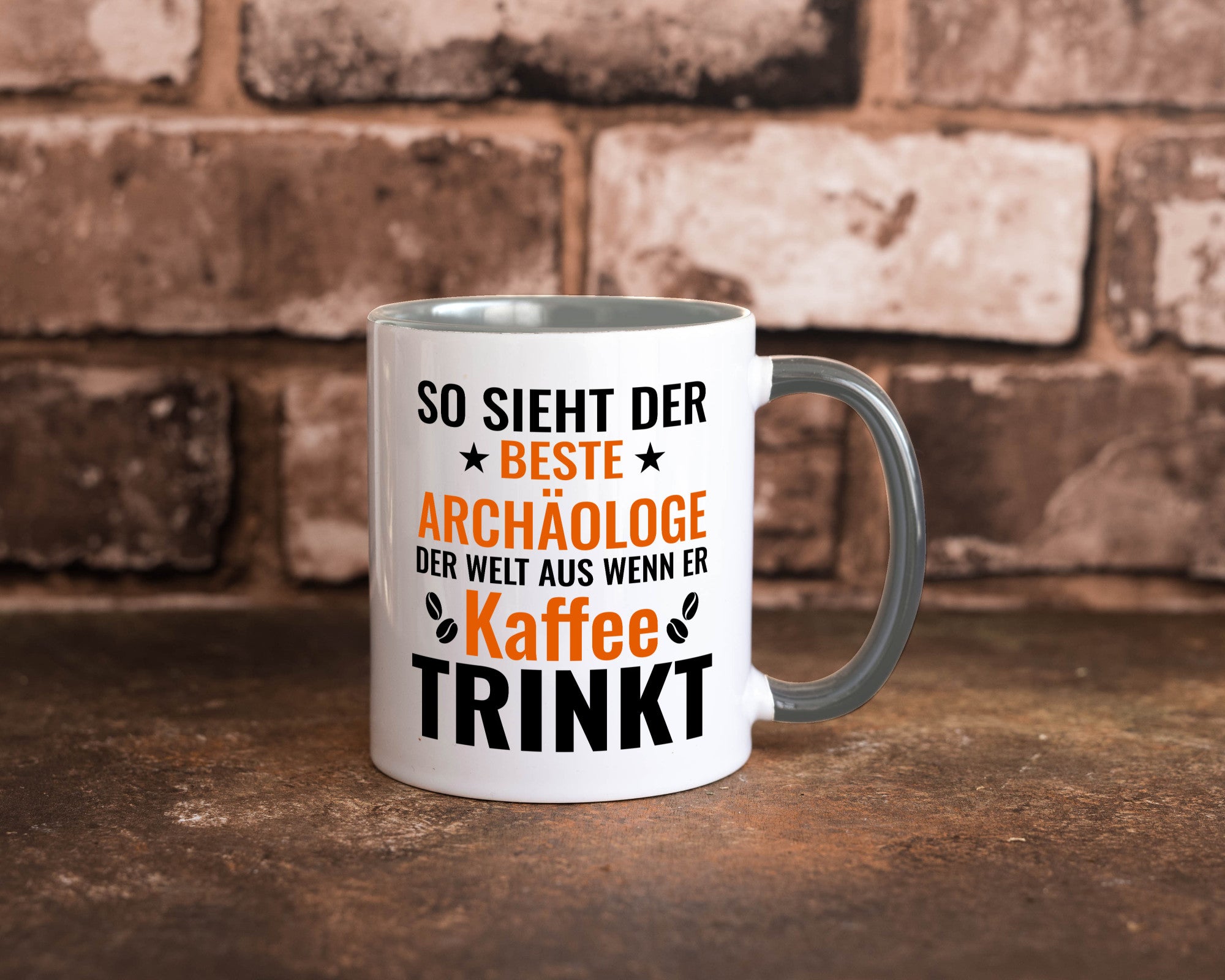 Kaffee trinkt: Archäologe | Archäologie Forscher lustig Humor Geschenkidee