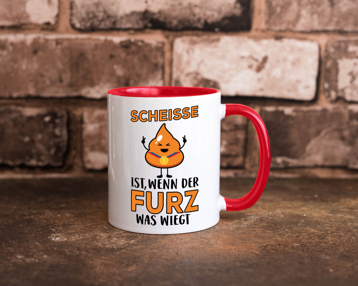 Scheisse ist lustiger Spruch Geschenk Humor Geschenkidee Tasse