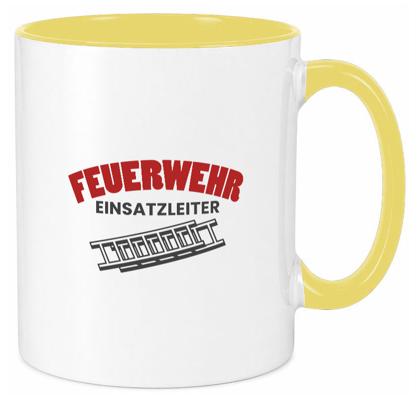 Feuerweher Einsatzleiter | Feuerwehrmann Feuerlöscher Geschenk Humor Tasse