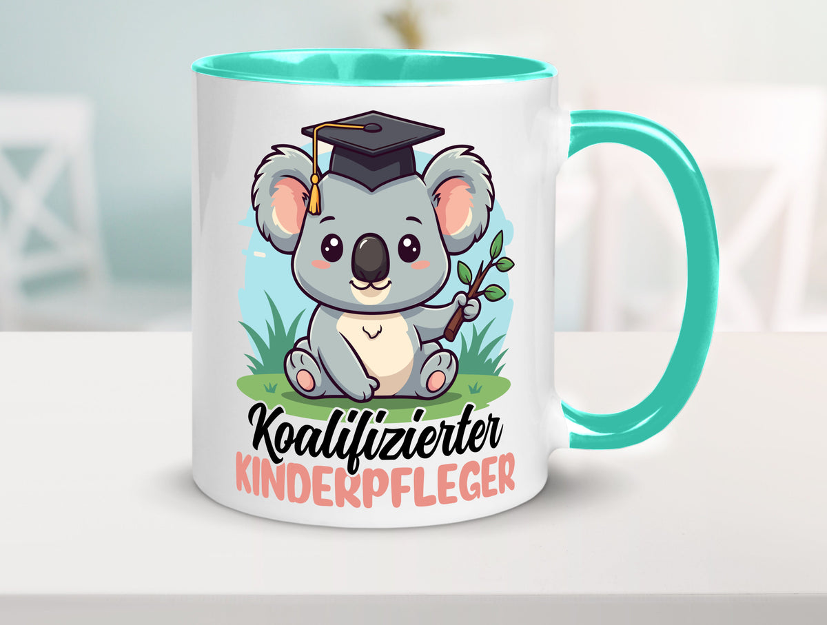 Koalifizierter Kinderpfleger | Pfleger Kinder Geschenkidee Humor Tasse