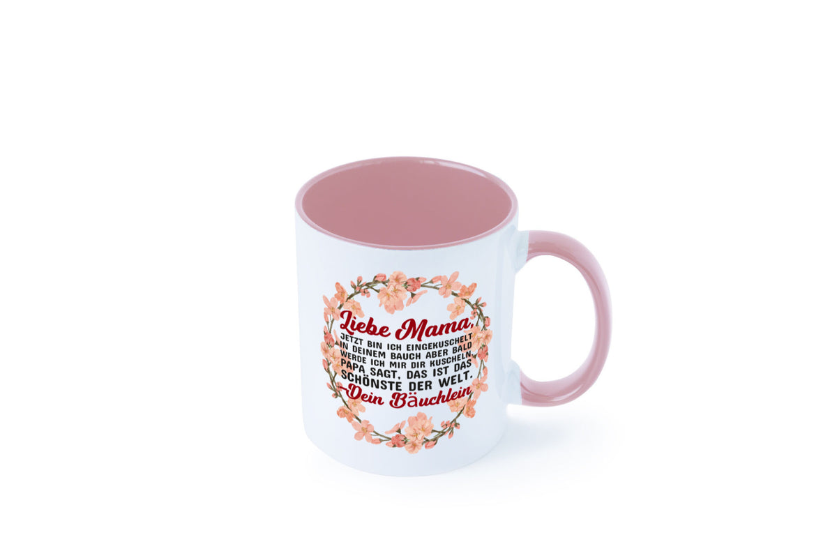 Liebe Mama | Schwangerschaft Tasse Baby süß Humor Familie Geschenkidee