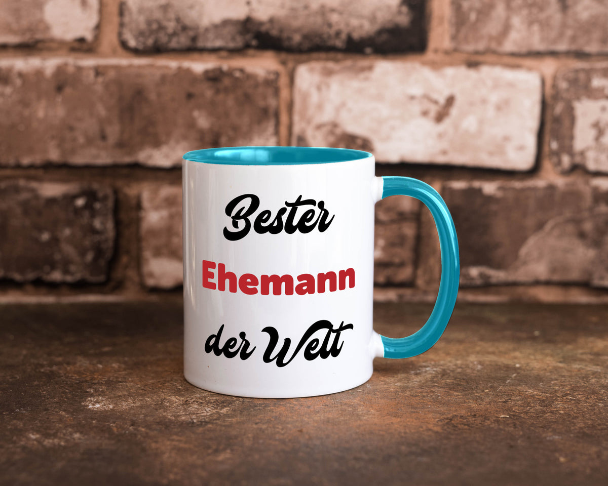 Bester Ehemann der Welt | Ehepaar Geschenkidee Humor Tasse
