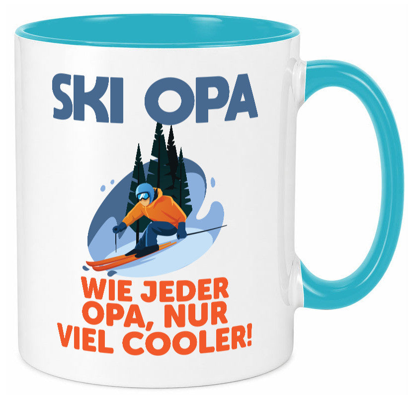 Ski Opa, normal, nur cooler | Skifahrer Bäume Schnee Geschenkidee Familie Humor