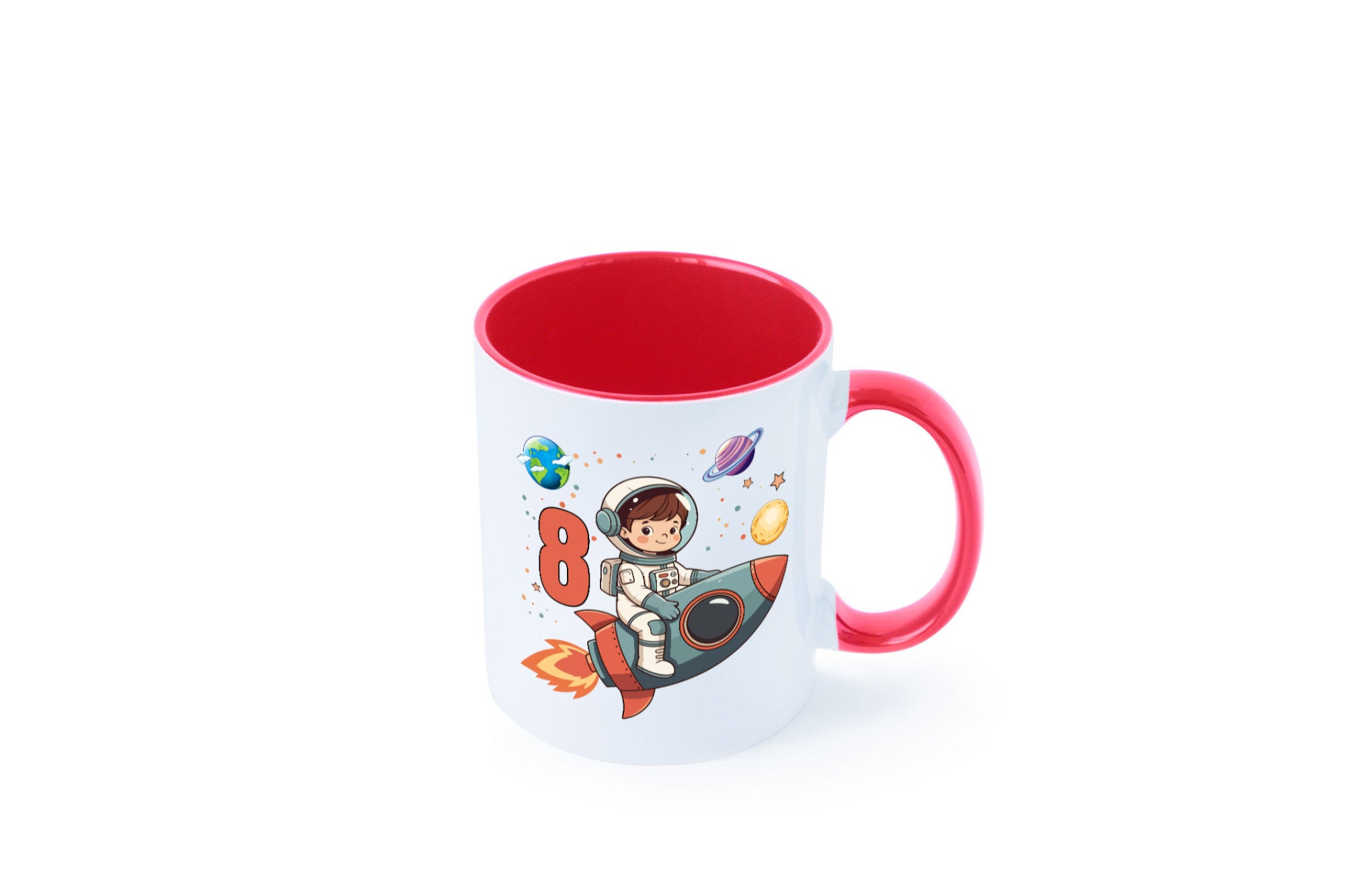 8. Geburtstag | 8 Jahre Astronaut Weltraum Humor Geschenkidee Tasse