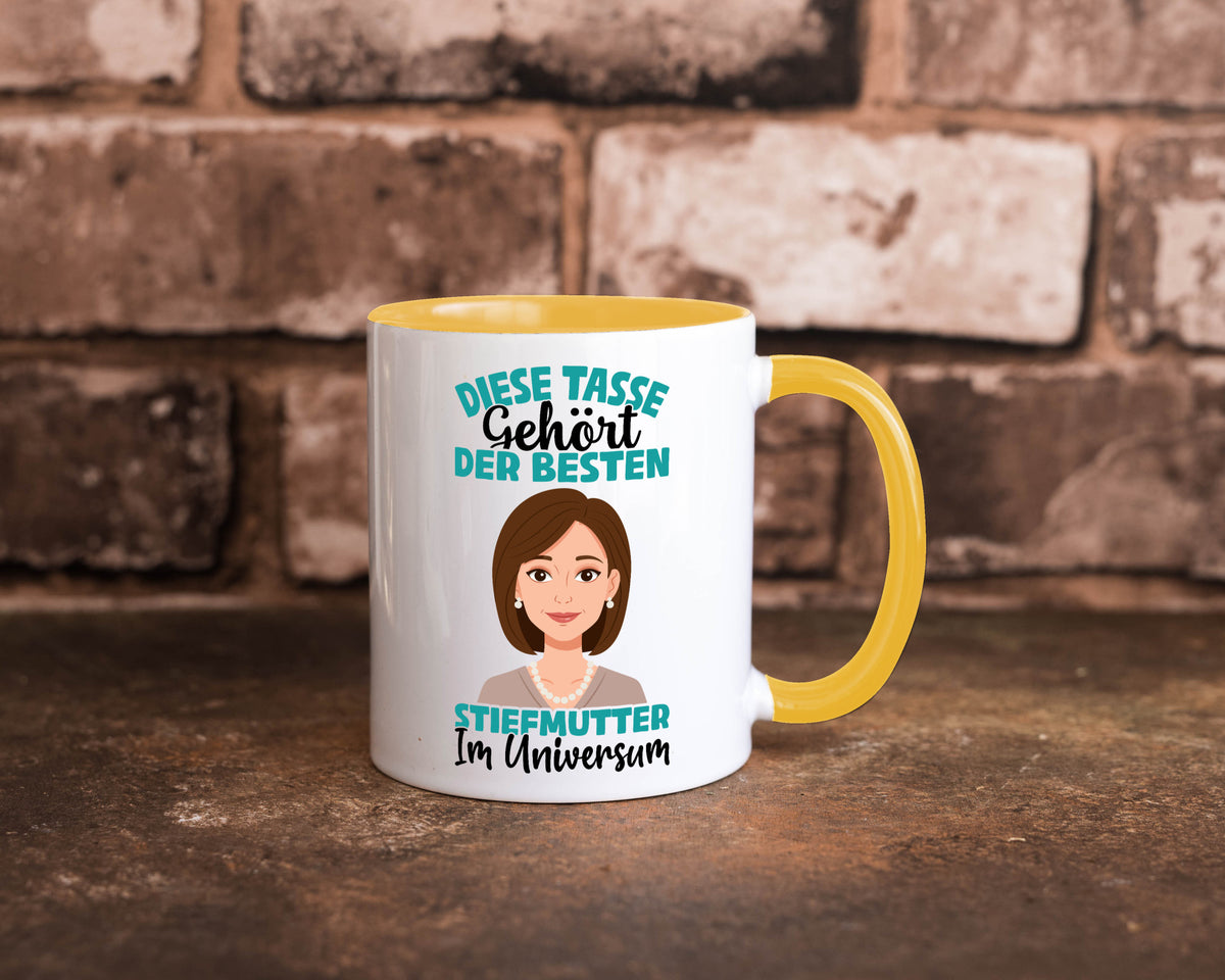 Im Universum: Stiefmutter | Stieftochter Beste Geschenk Familie Geschenkidee Tasse