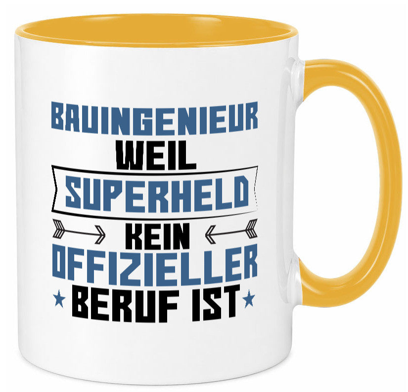Superheld Bauingenieur | Ingenieur Humor Geschenkidee Tasse