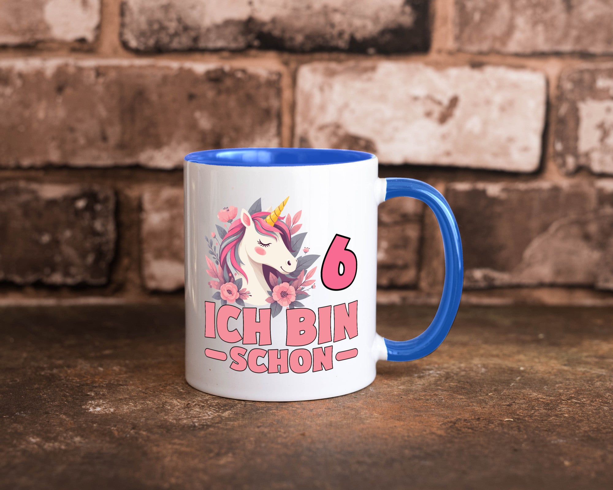 6. Geburtstag | 6 Jahre Einhorn bin schon Mädchen Geschenk Geschenkidee