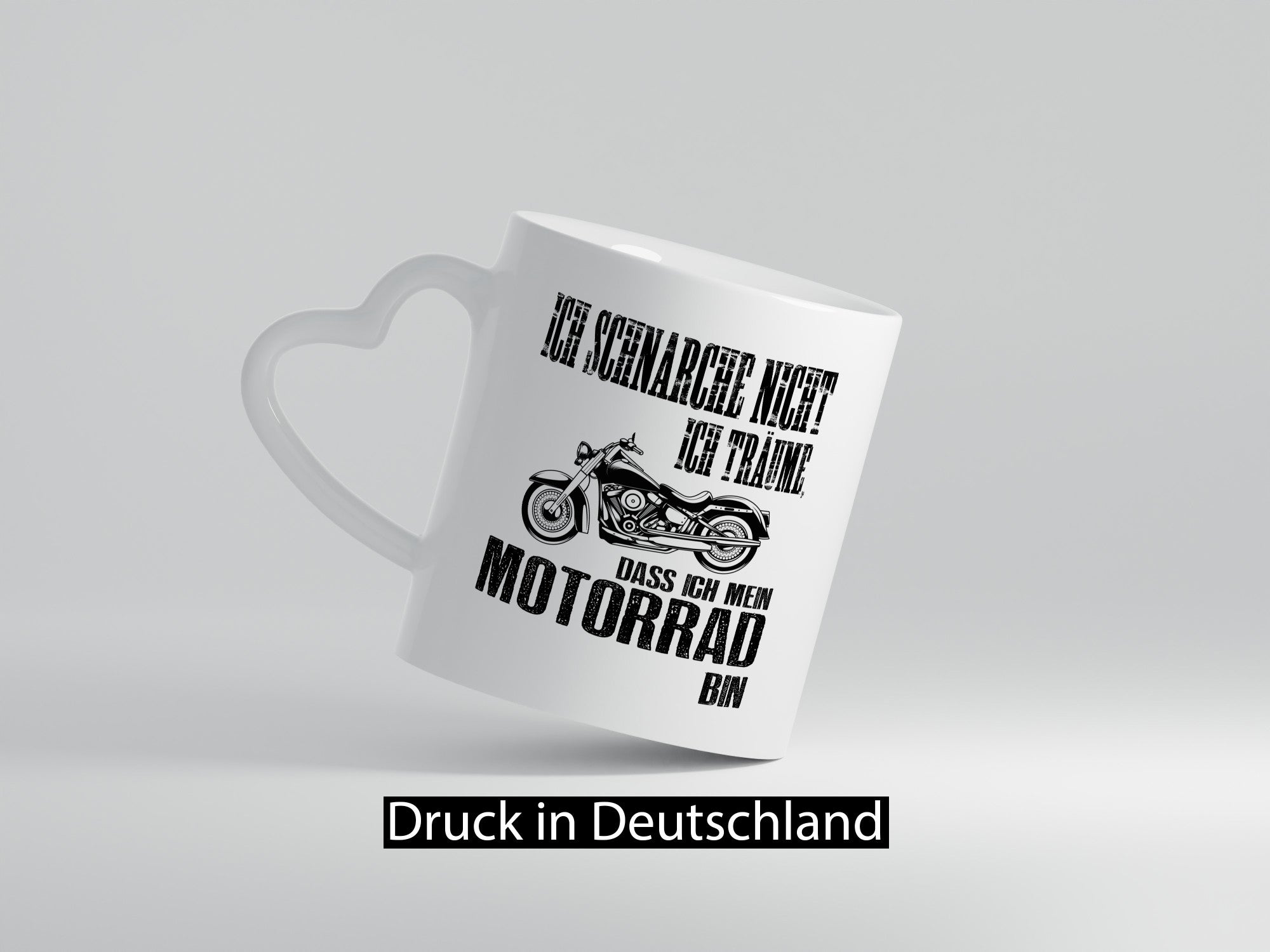 Ich schnarche nicht | Biker Tasse Motorradfahrer lustiger Spruch Geschenk Humor