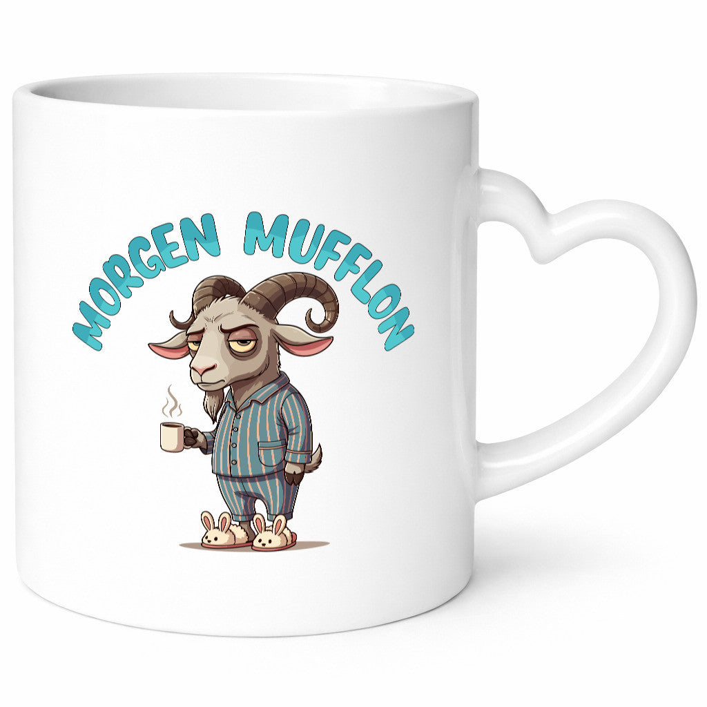 Morgen Mufflon | Morgenmuffe v2 lustig Humor Geschenkidee Geschenk Tasse