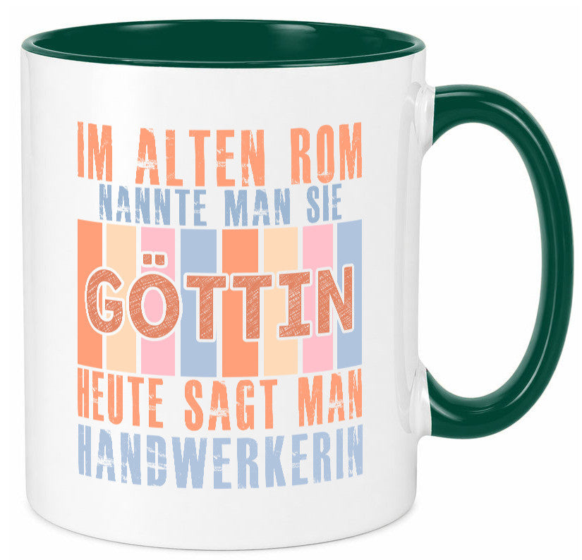 Heute sagt man: Handwerkerin | Handwerkerinnen Geschenk Humor Geschenkidee