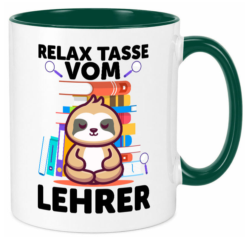 Relax Tasse: Lehrer | Schule Beruf Schüler lustiger Spruch Geschenk Arbeit