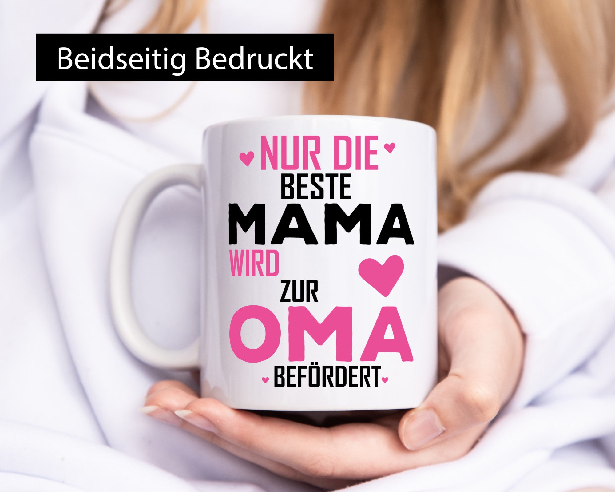 Beförderung zu Oma | Schwangerschaft Großmutter Humor Familie Geschenkidee Tasse