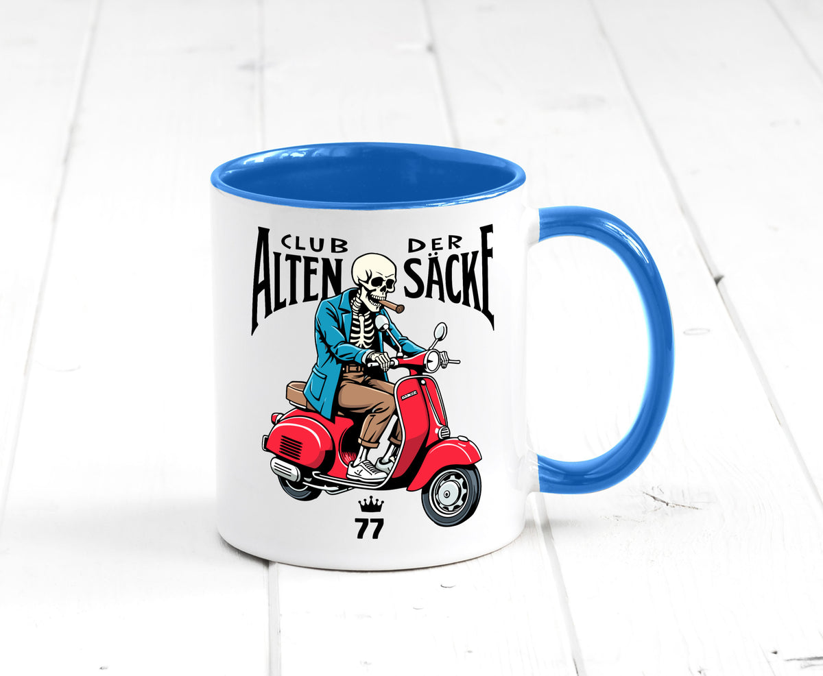 77. Geburtstag | 77 Jahre Club der alten Säcke v2 lustiger Spruch Geschenk Tasse