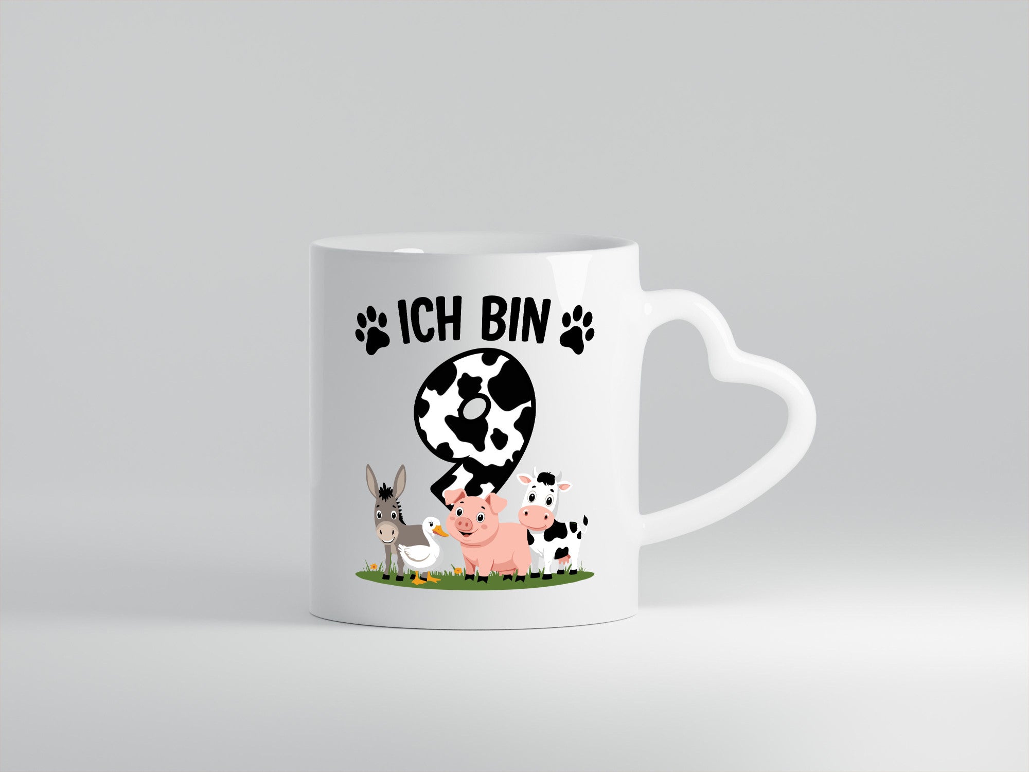 9 Geburtstag | Jahre Farmer Kind lustiger Spruch Geschenk Geschenkidee Tasse