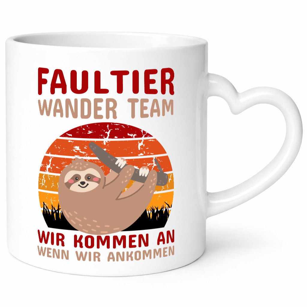 Faultier Tasse | Wander Team Wandern Spruch Berge Geschenk Tierliebhaber Humor