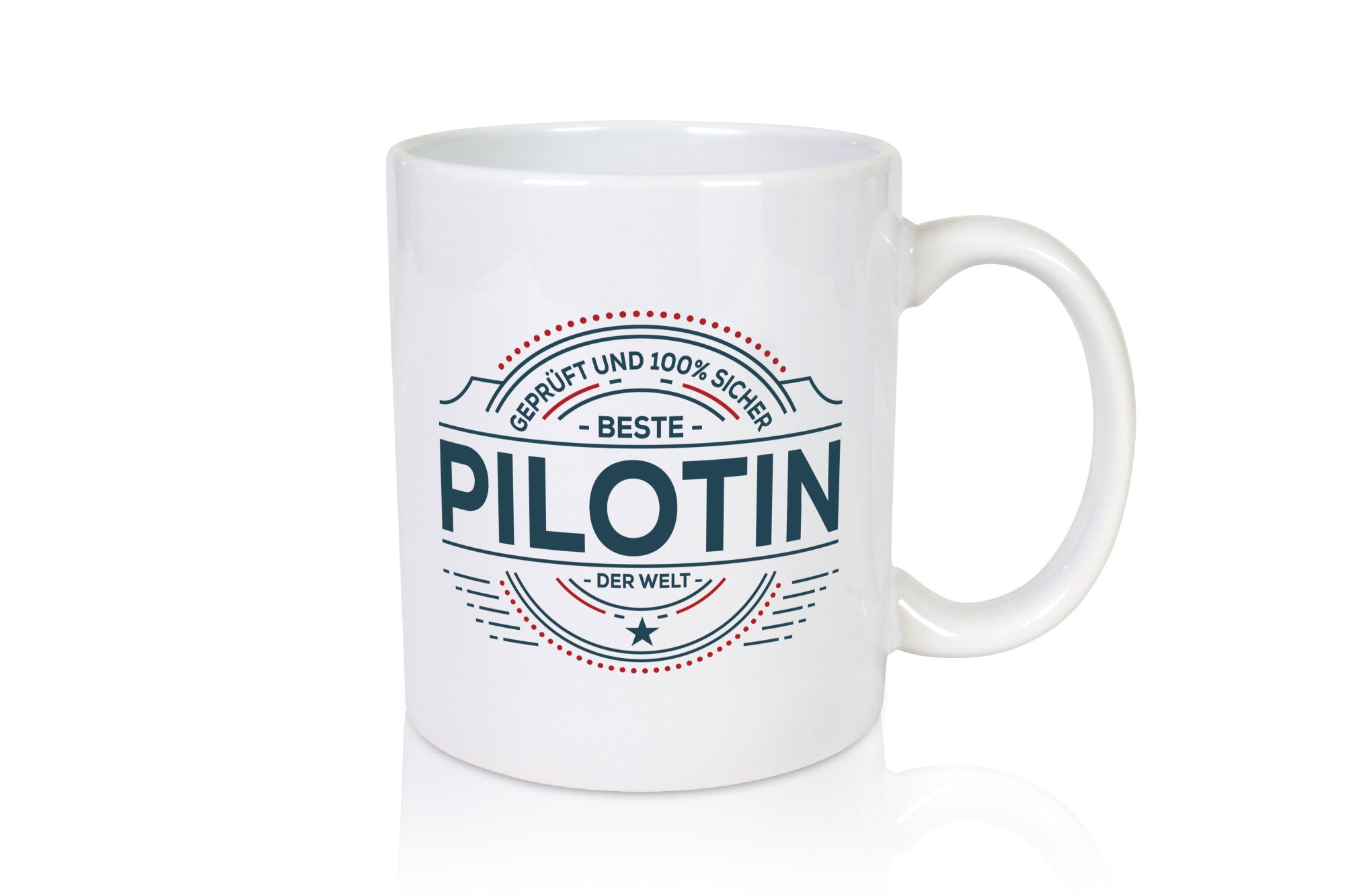 Geprüft und sicher: Pilotin | Definition Piloten lustig Humor Geschenkidee
