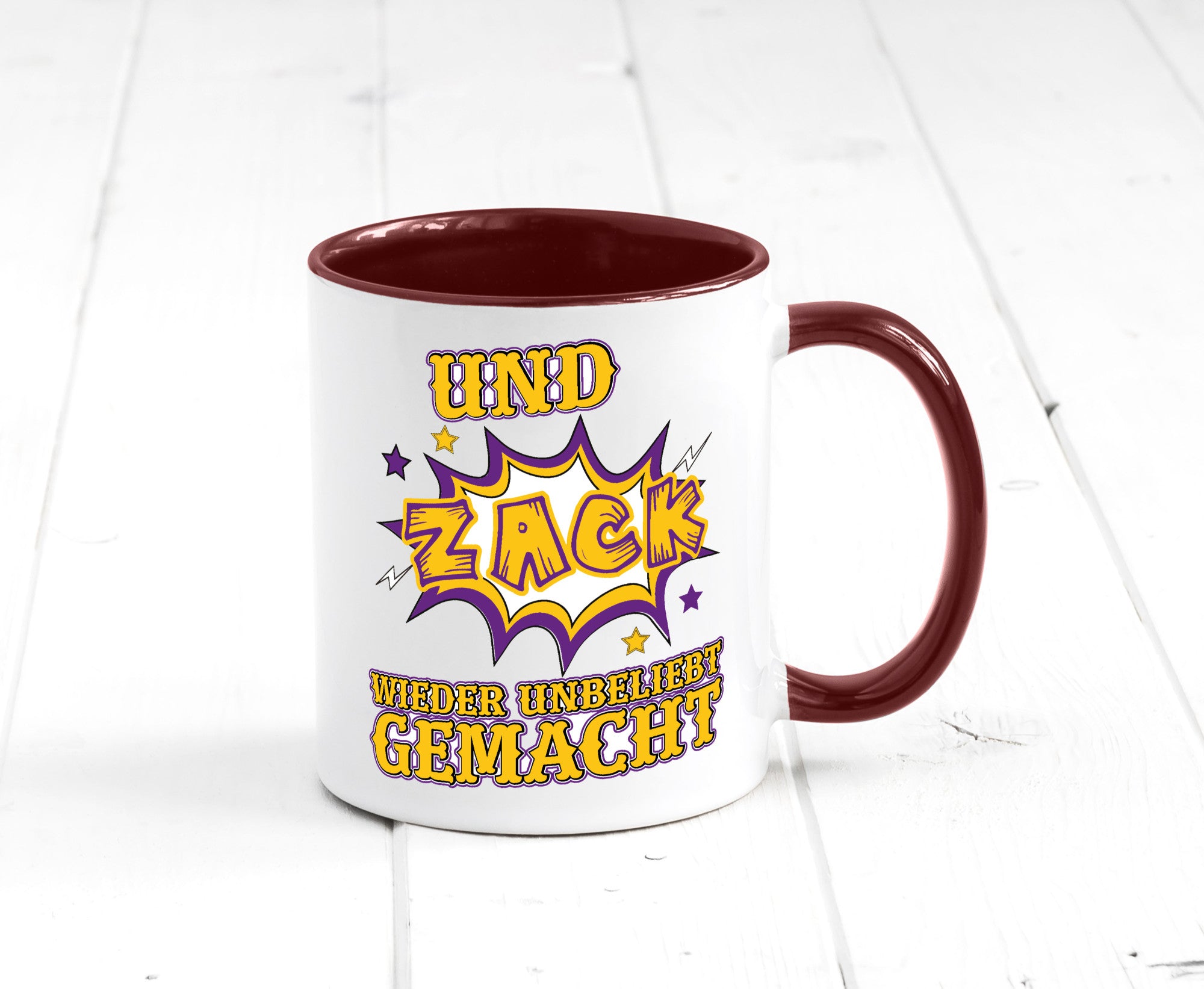 Wieder unbeliebt gemacht Geschenk Humor Geschenkidee lustiger Spruch Tasse