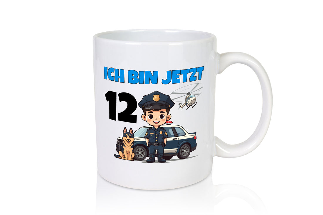 12. Geburtstag | 12 Jahre Polizei Kind Polizeiauto Geschenkidee Humor Tasse