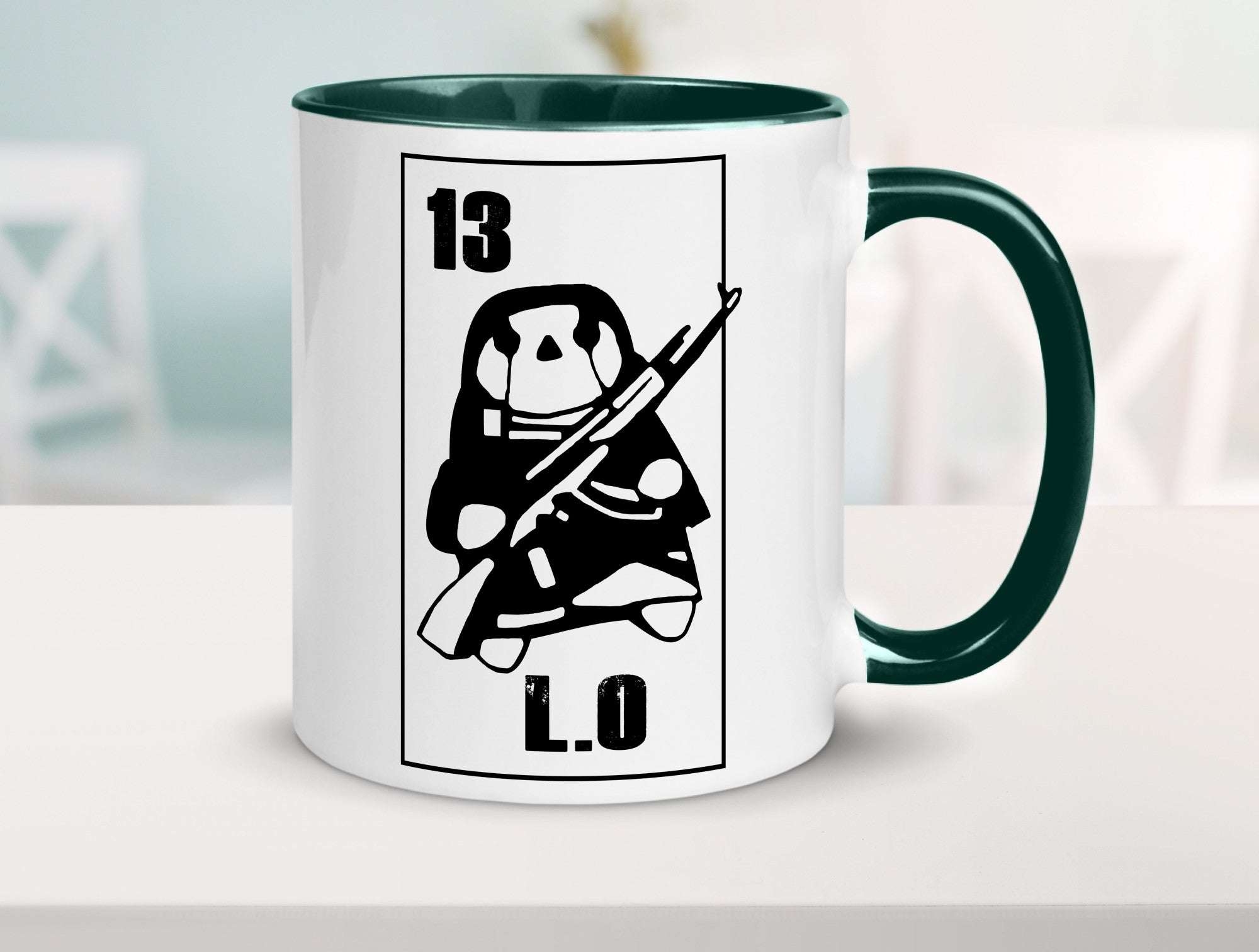 13 L.O lustiger Spruch Geschenk Humor Geschenkidee Tasse