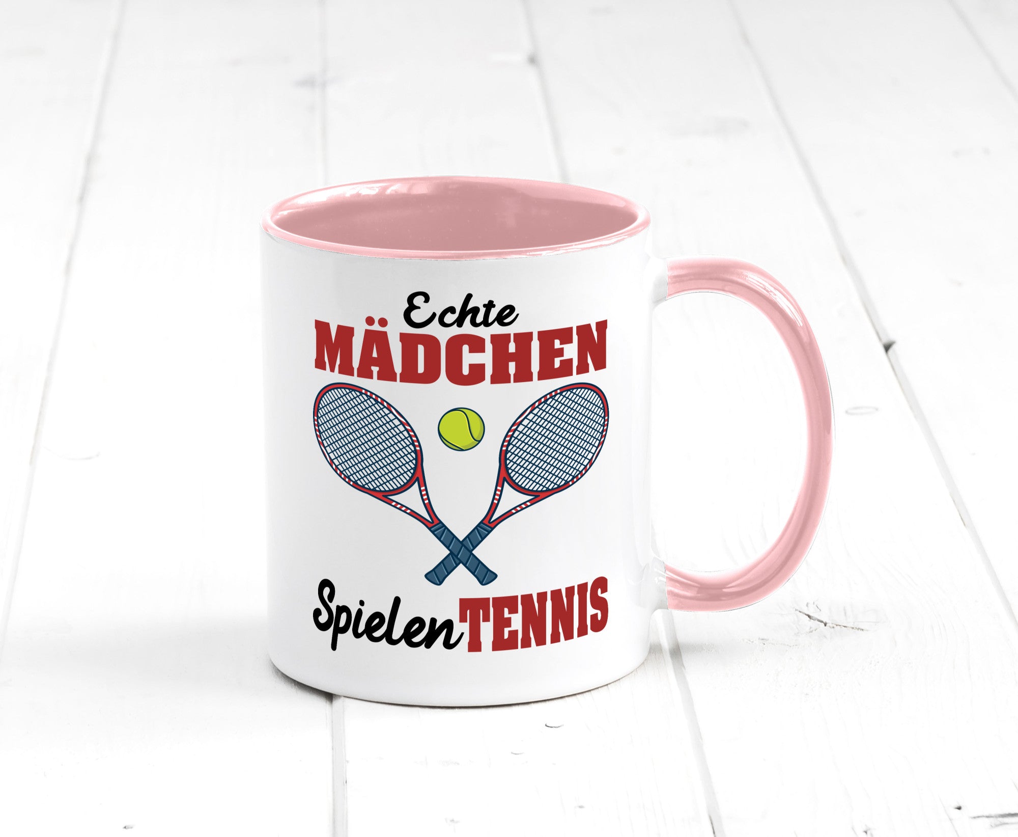 Echte Mädchen Spielen Tennis | Sport Geschenkidee Humor Tasse