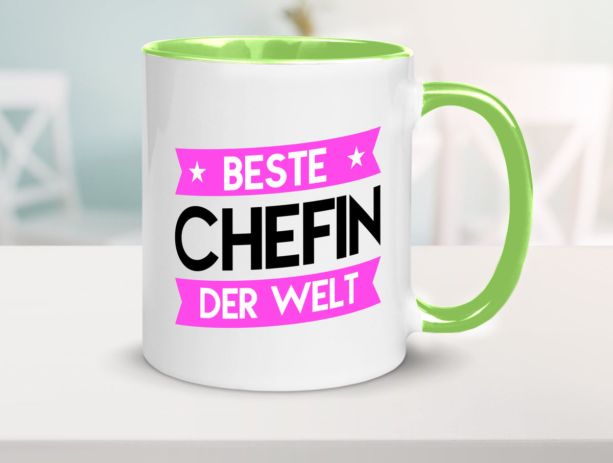 Beste Chefin | Führungskraft Vorgesetzte Humor Arbeit Kollegen Büro Tasse