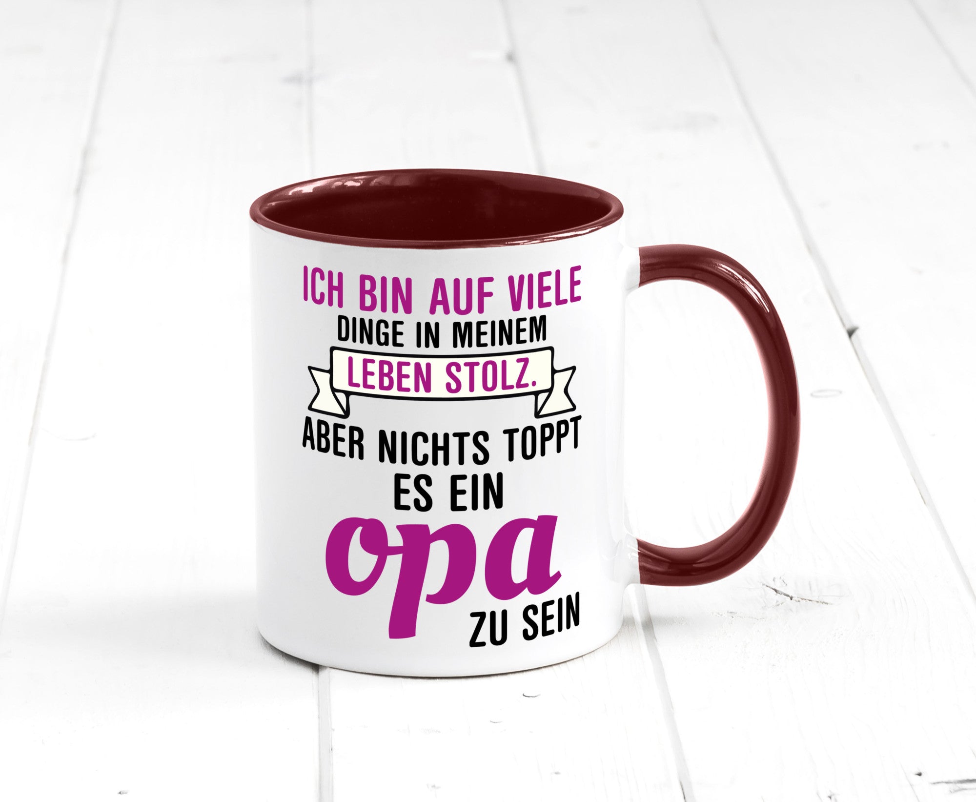 Opa Tasse | Stolzer Großvater Vatertag Enkelkinder Geschenk Familie