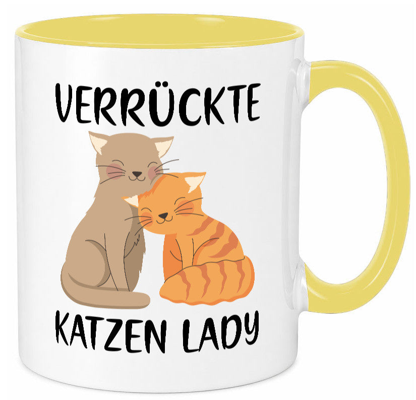 Verrückte Katzen Lady | Ich liebe Katzenliebhaber Geschenk Tierliebhaber Humor