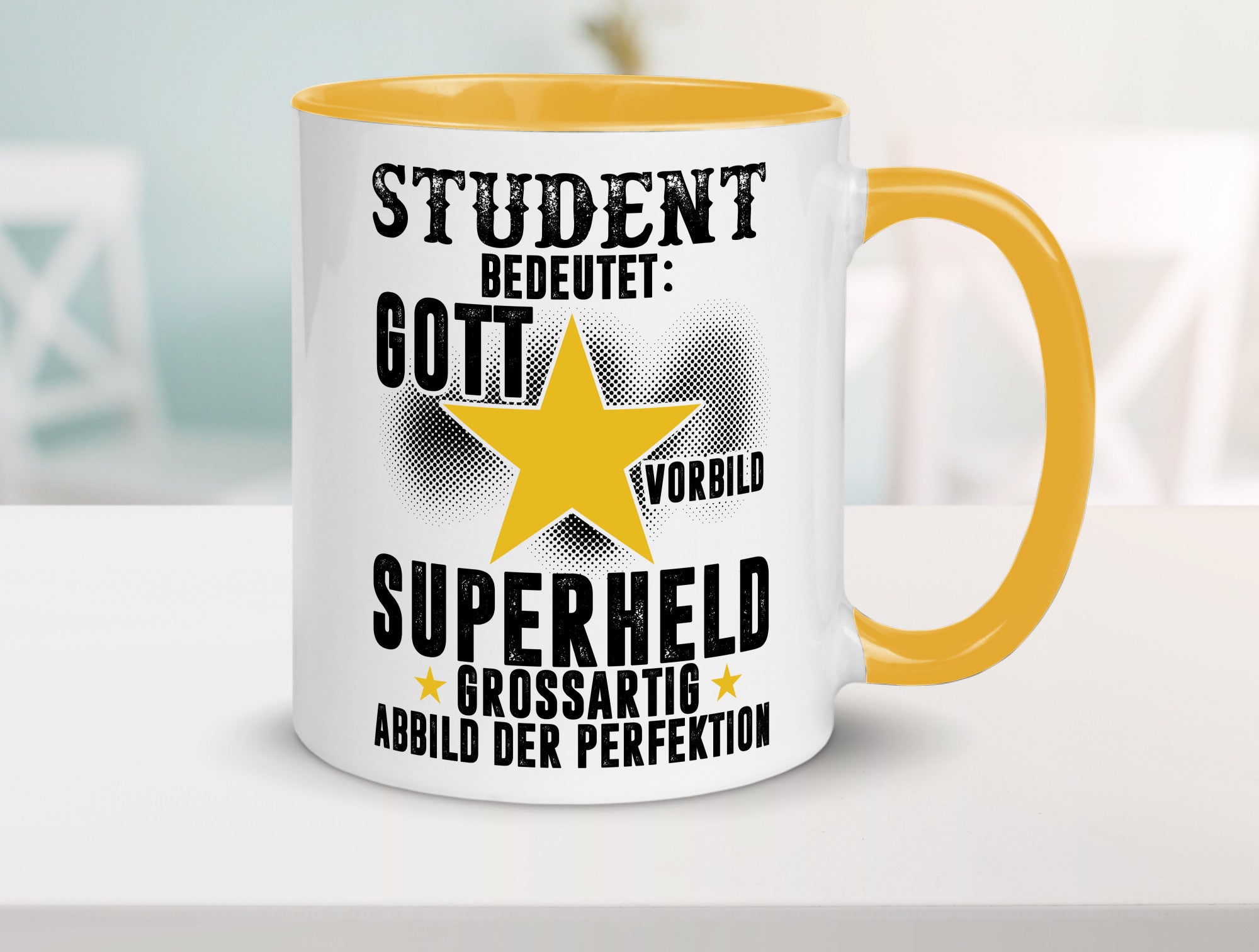 Bedeutung von Student | Universität Uni Studium Geschenkidee Humor Tasse