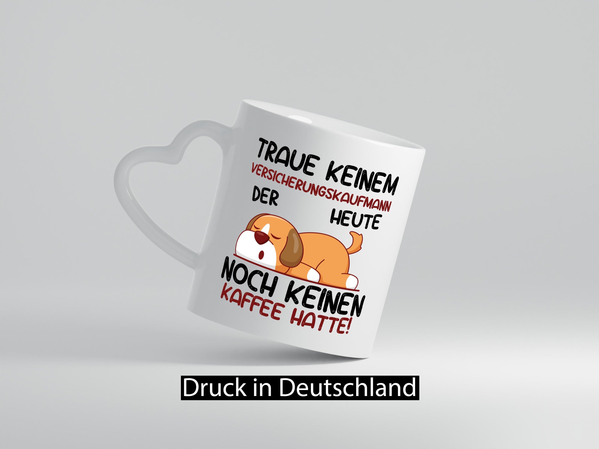 Traue keinem Versicherungskaufmann | Kaufmann Geschenkidee Humor Tasse