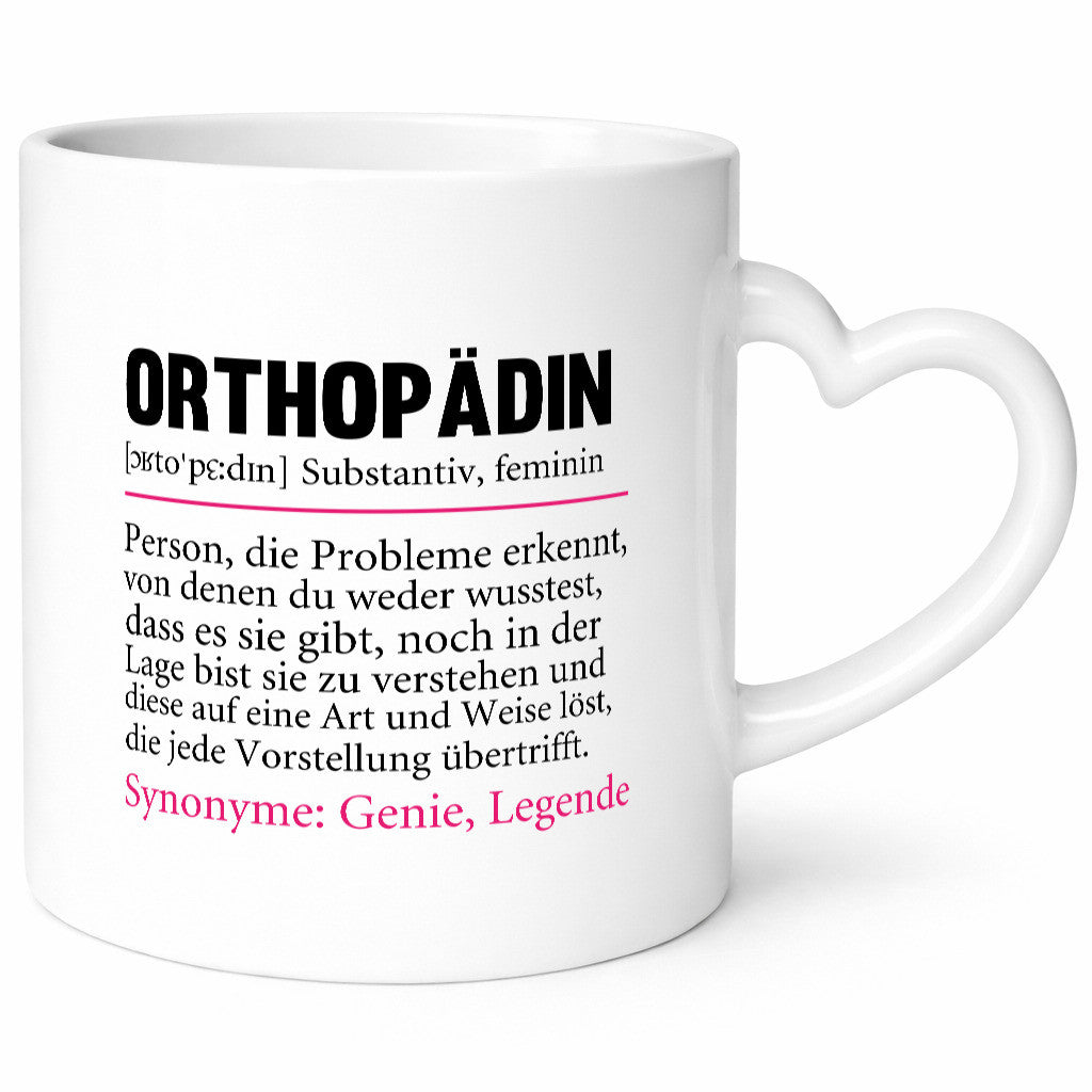 Orthopädin | Spruch Beruf Humor Orthopädie v2 Arbeit Kollegen Büro Geschenkidee