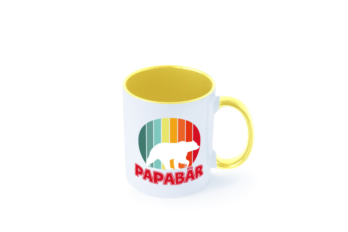 Papabär | Papa Tasse Vater Vatertag Bär lustiger Spruch Geschenk Familie