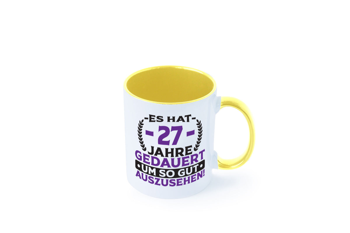 27 Jahre gedauert um so gut auszusehen | 27. Geburtstag v2 Geschenkidee Humor Tasse