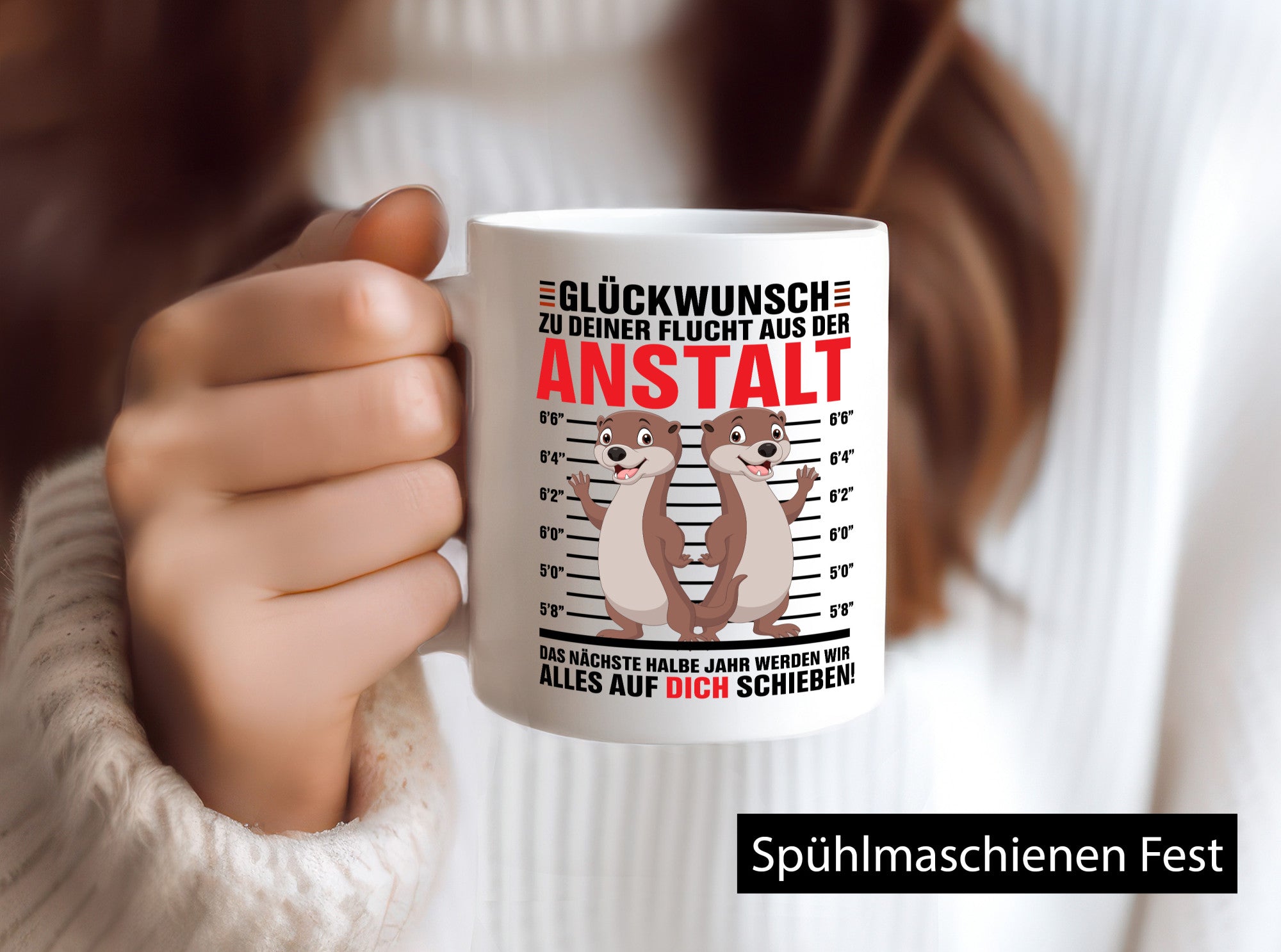 Glückwunch zur Flucht | Jobwechsel Arbeitskollegen Geschenk Arbeit Kollegen