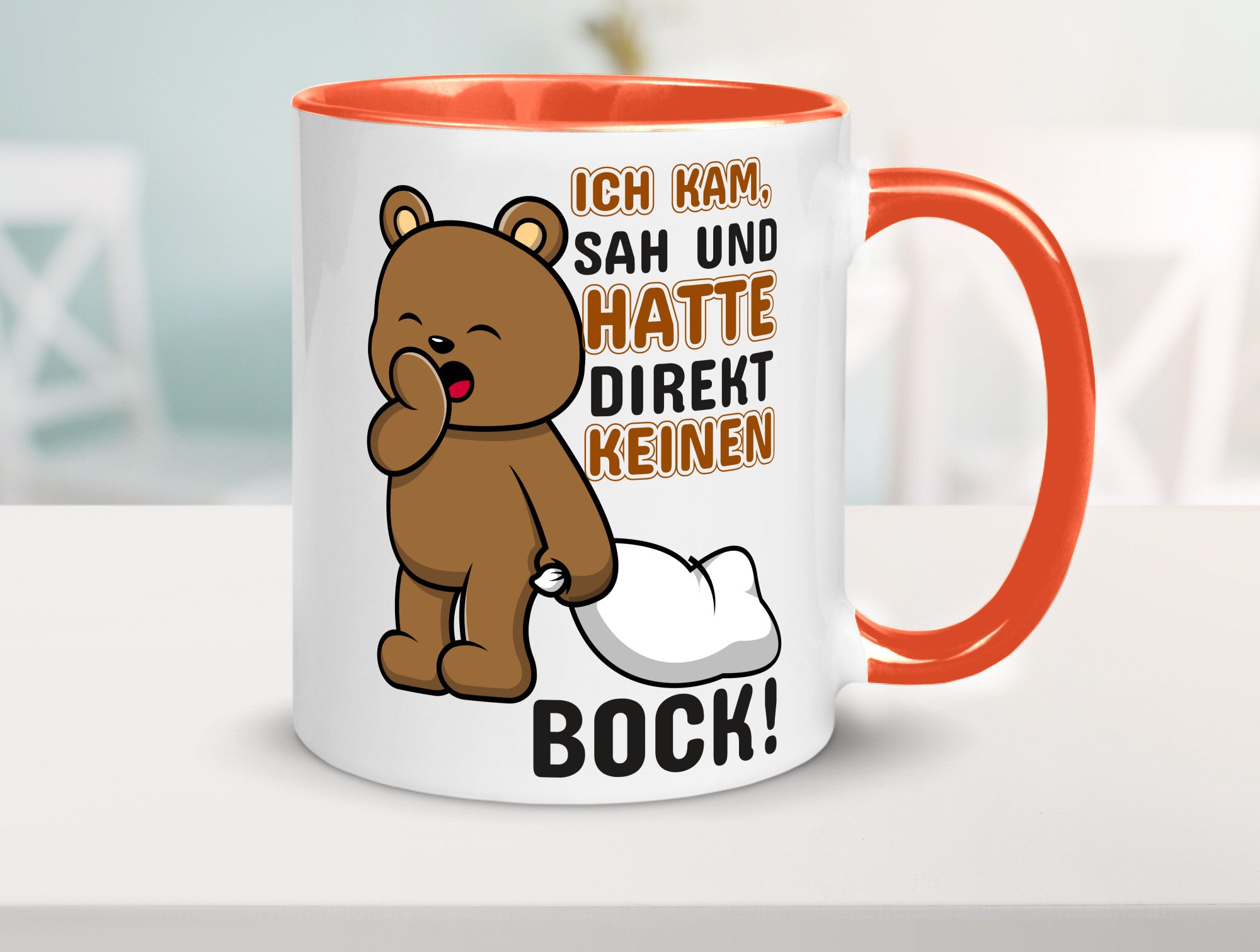 Direkt keinen Bock! | Büro Faultier Morgenmuffel Geschenk Arbeit Kollegen