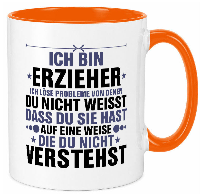 Löse Probleme: Erzieher | Pädagoge Schule v2 lustiger Spruch Geschenk Humor