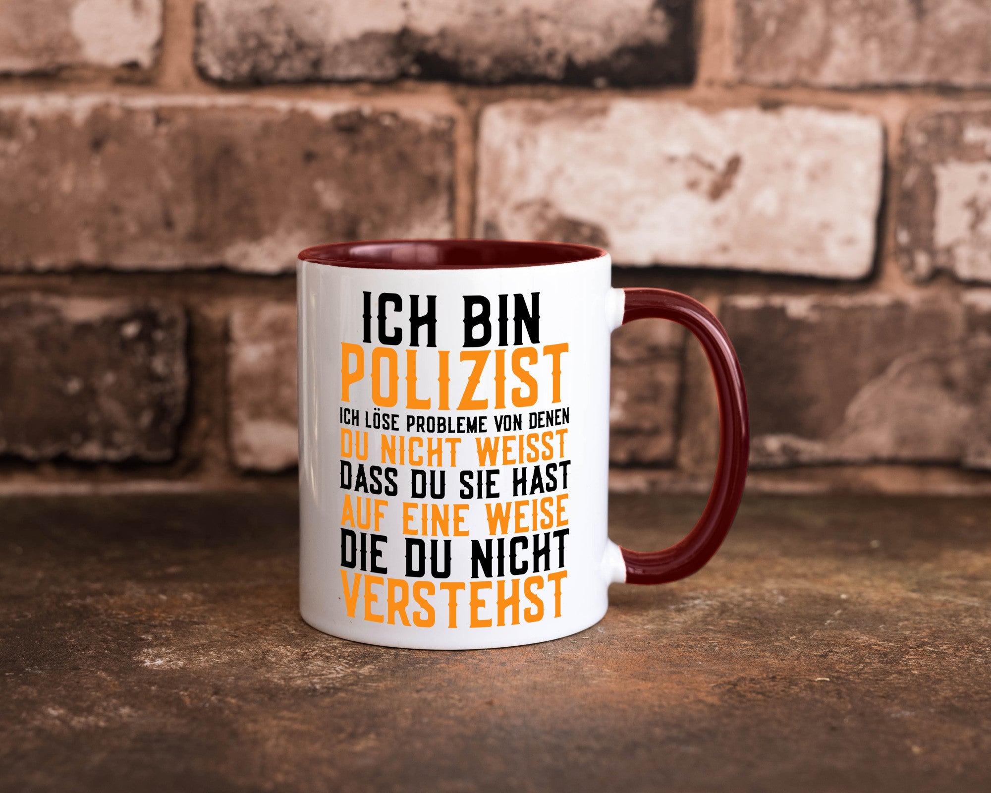 Ich bin Polizist | Polizei Beruf Job lustiger Spruch Geschenk Arbeit Kollegen