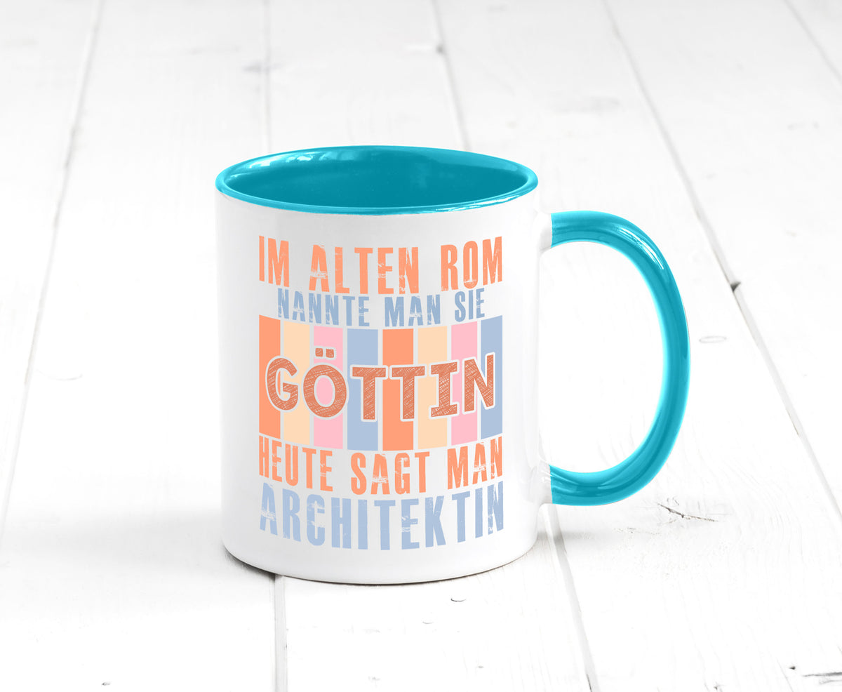 Heute sagt man: Architektin | Architektur Büro lustiger Spruch Geschenk Arbeit Tasse