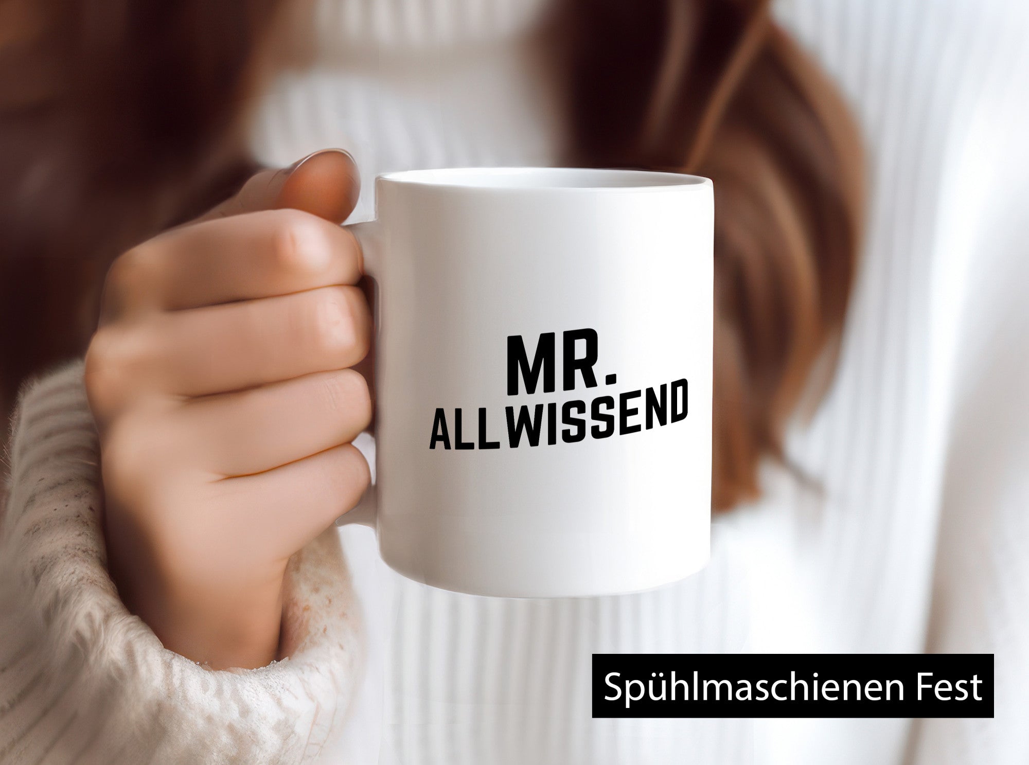 Mr. Allwissend | Lehrer besserwisser Humor Geschenkidee Tasse