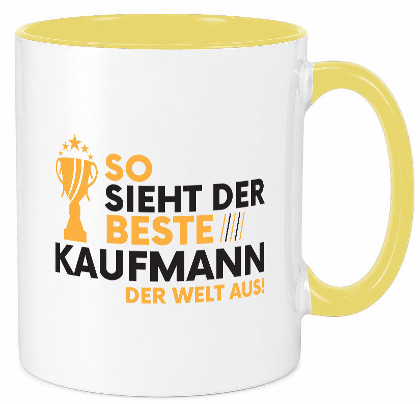 Der Weltbeste Kaufmann Kaufmänner lustig Humor Geschenkidee Geschenk Tasse