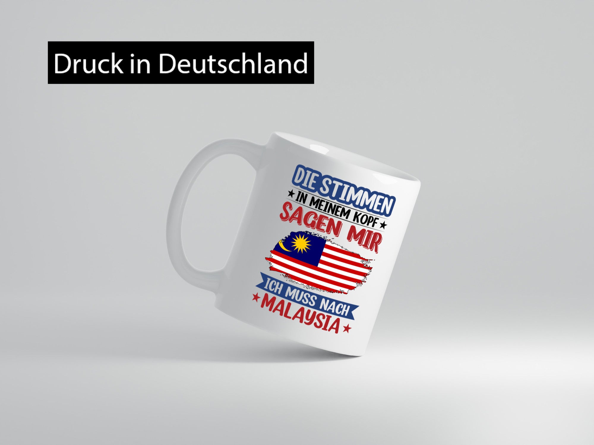 Malaysia | Urlaub Stimmen in meinem Kopf Traumland lustig Humor Geschenkidee
